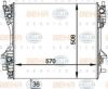 JAGUA C2C32997 Radiator, engine cooling
